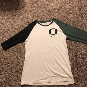 Nike Tops - Oregon Duck 3/4 sleeve baseball tee Nike Tops - Oregon Duck 3/4 sleeve baseball tee